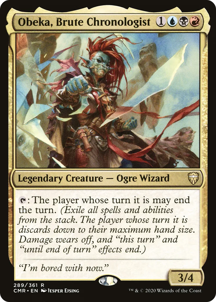 Obeka, Brute Chronologist — Commander Legends — Magic: The Gathering