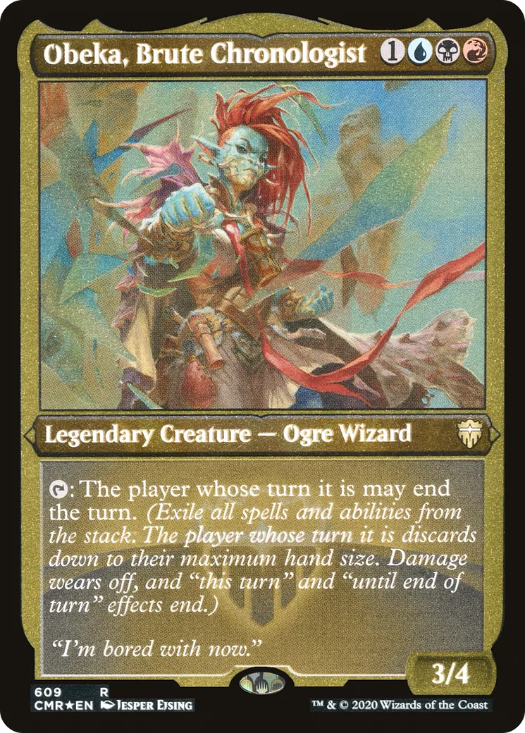 Obeka, Brute Chronologist — Commander Legends — Magic: The Gathering