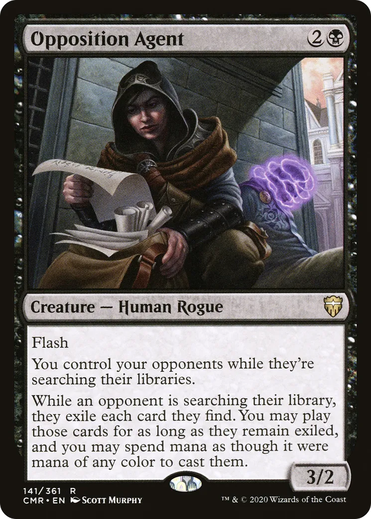 Opposition Agent — Commander Legends — Magic: The Gathering