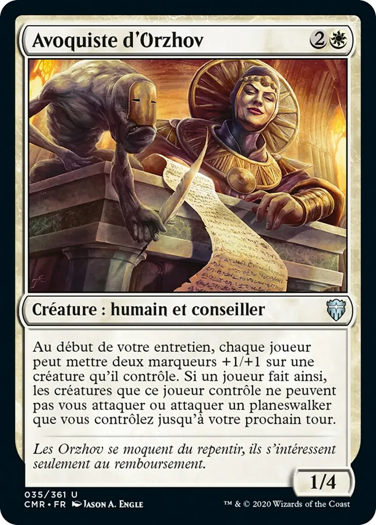 Avoquiste d'Orzhov — Commander Legends — Magic: The Gathering