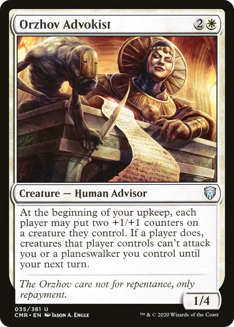 Orzhov Advokist — Commander Legends — Magic: The Gathering