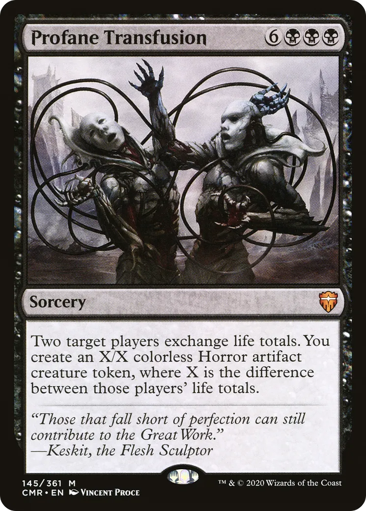 Profane Transfusion from Commander Legends - Magic: The Gathering