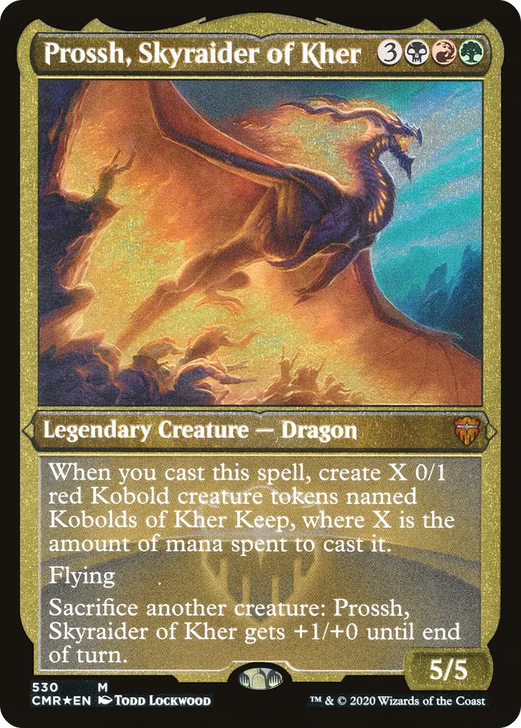 Prossh, Skyraider of Kher — Commander Legends — Magic: The Gathering