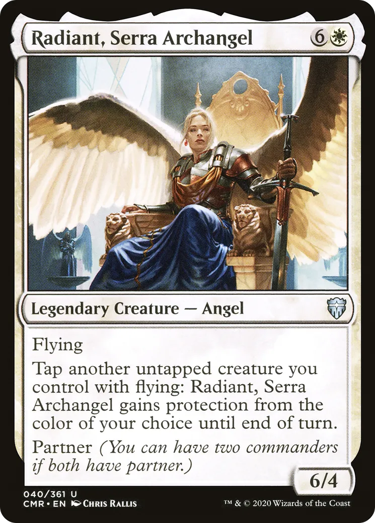 Radiant, Serra Archangel — Commander Legends — Magic: The Gathering