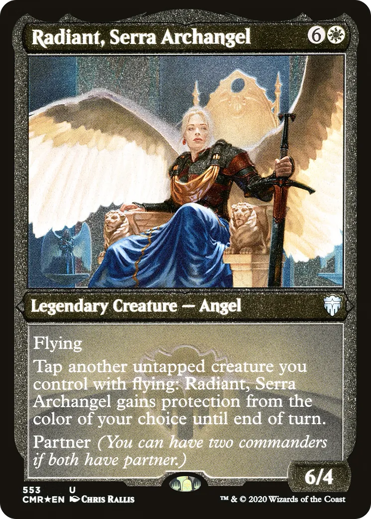 Radiant, Serra Archangel — Commander Legends — Magic: The Gathering