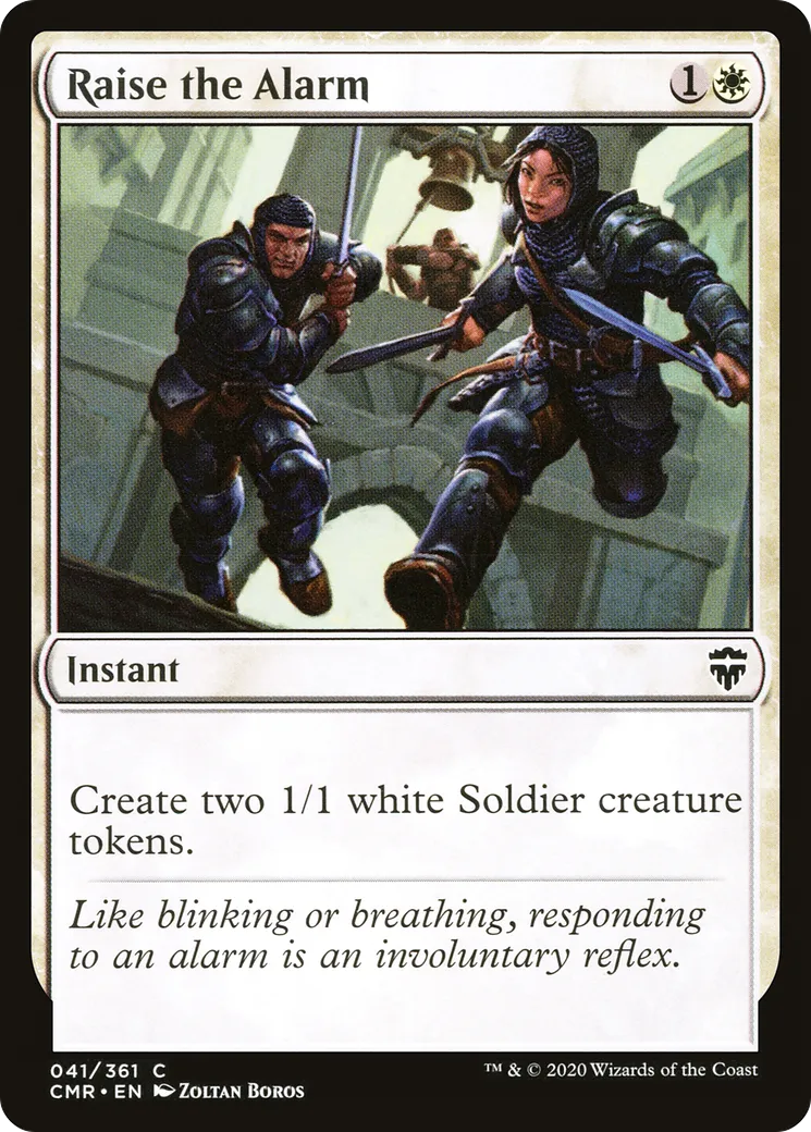 Raise the Alarm — Commander Legends — Magic: The Gathering