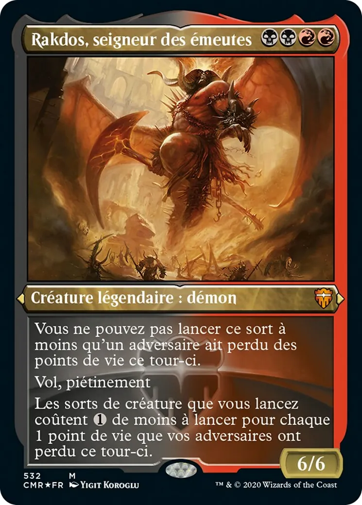 Rakdos, seigneur des émeutes — Commander Legends — Magic: The Gathering