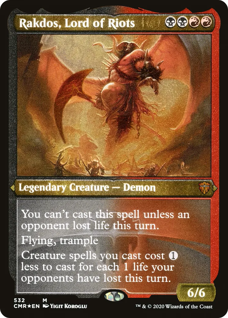 Rakdos, Lord of Riots — Commander Legends — Magic: The Gathering