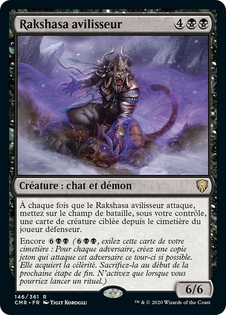 Rakshasa avilisseur — Commander Legends — Magic: The Gathering