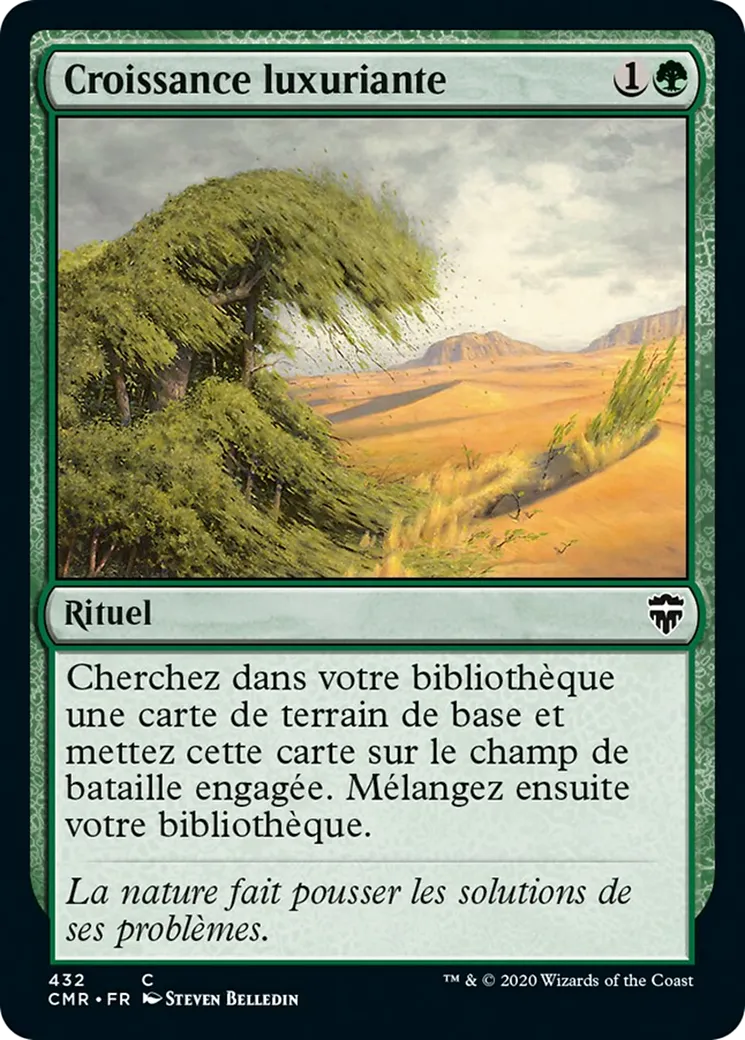Croissance luxuriante from Commander Legends - Magic: The Gathering
