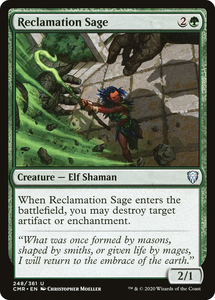 Reclamation Sage — Commander Legends — Magic: The Gathering