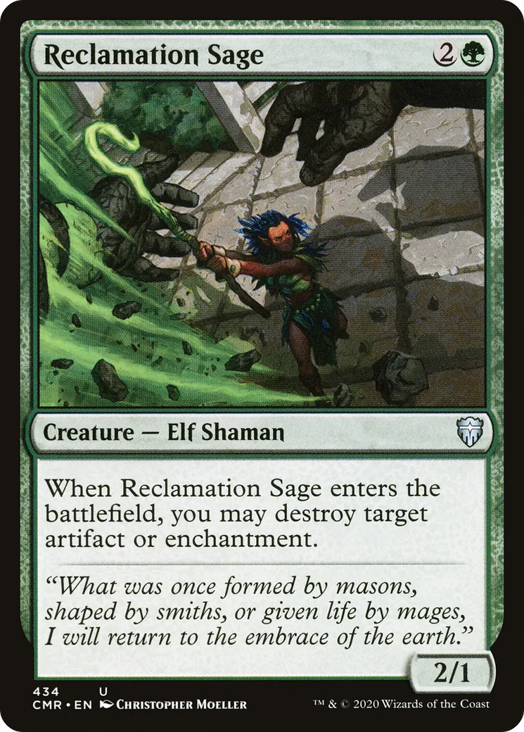 Reclamation Sage — Commander Legends — Magic: The Gathering