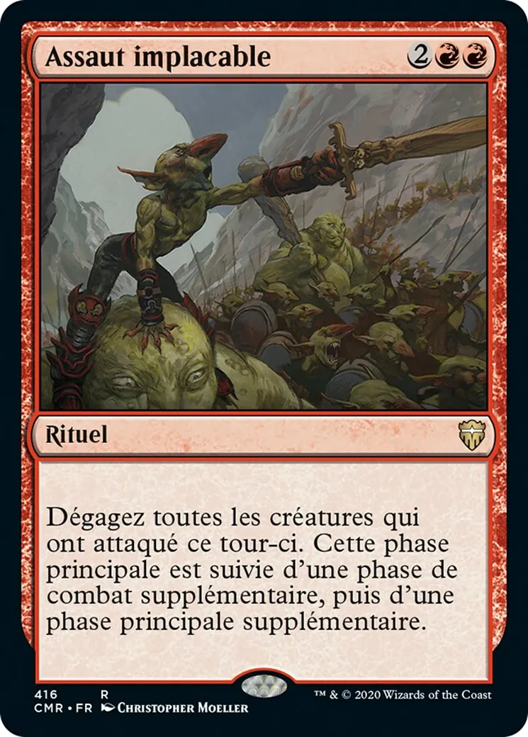 Assaut implacable — Commander Legends — Magic: The Gathering