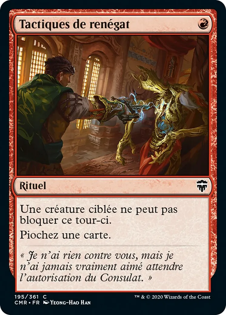 Tactiques de renégat — Commander Legends — Magic: The Gathering