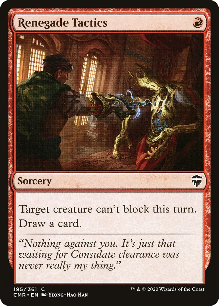 Tactiques de renégat — Commander Legends — Magic: The Gathering