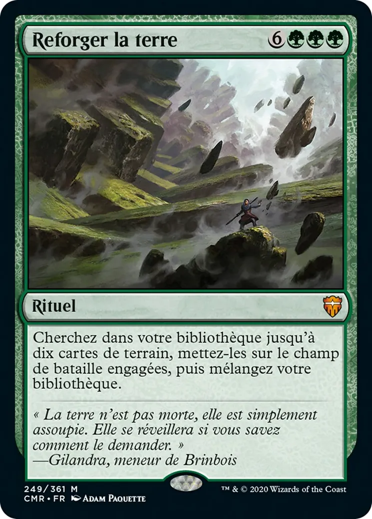 Reforger la terre — Commander Legends — Magic: The Gathering