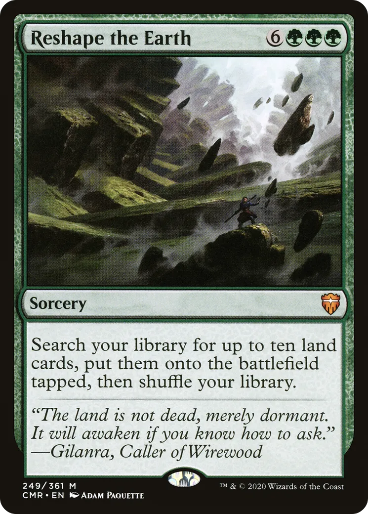 Reshape the Earth — Commander Legends — Magic: The Gathering