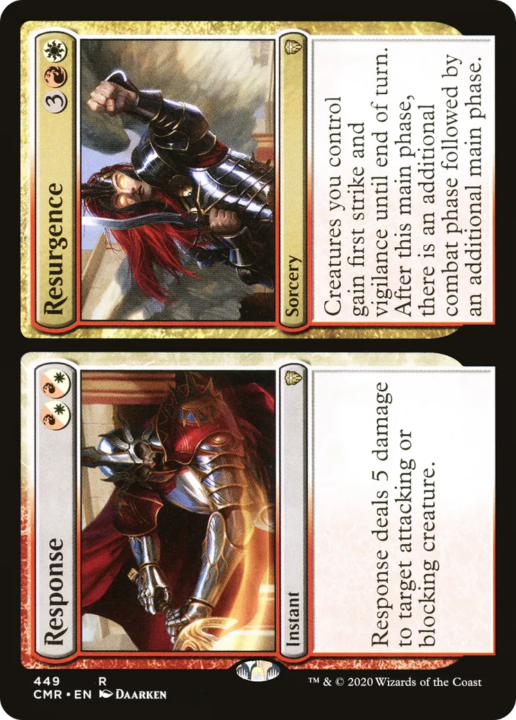 Response // Resurgence — Commander Legends — Magic: The Gathering