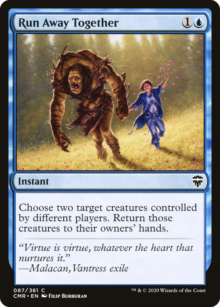 Run Away Together — Commander Legends — Magic: The Gathering