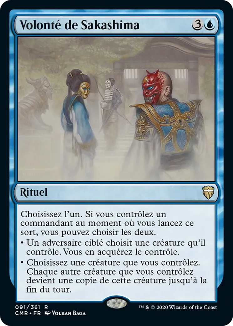 Volonté de Sakashima — Commander Legends — Magic: The Gathering