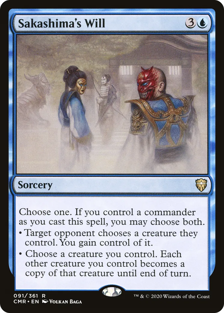 Sakashima's Will — Commander Legends — Magic: The Gathering