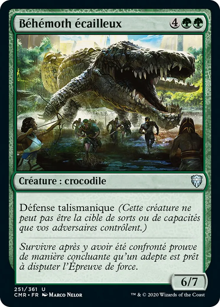 Béhémoth écailleux — Commander Legends — Magic: The Gathering