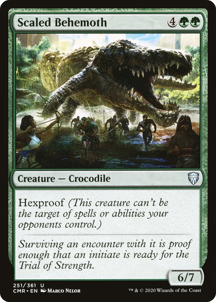 Béhémoth écailleux — Commander Legends — Magic: The Gathering