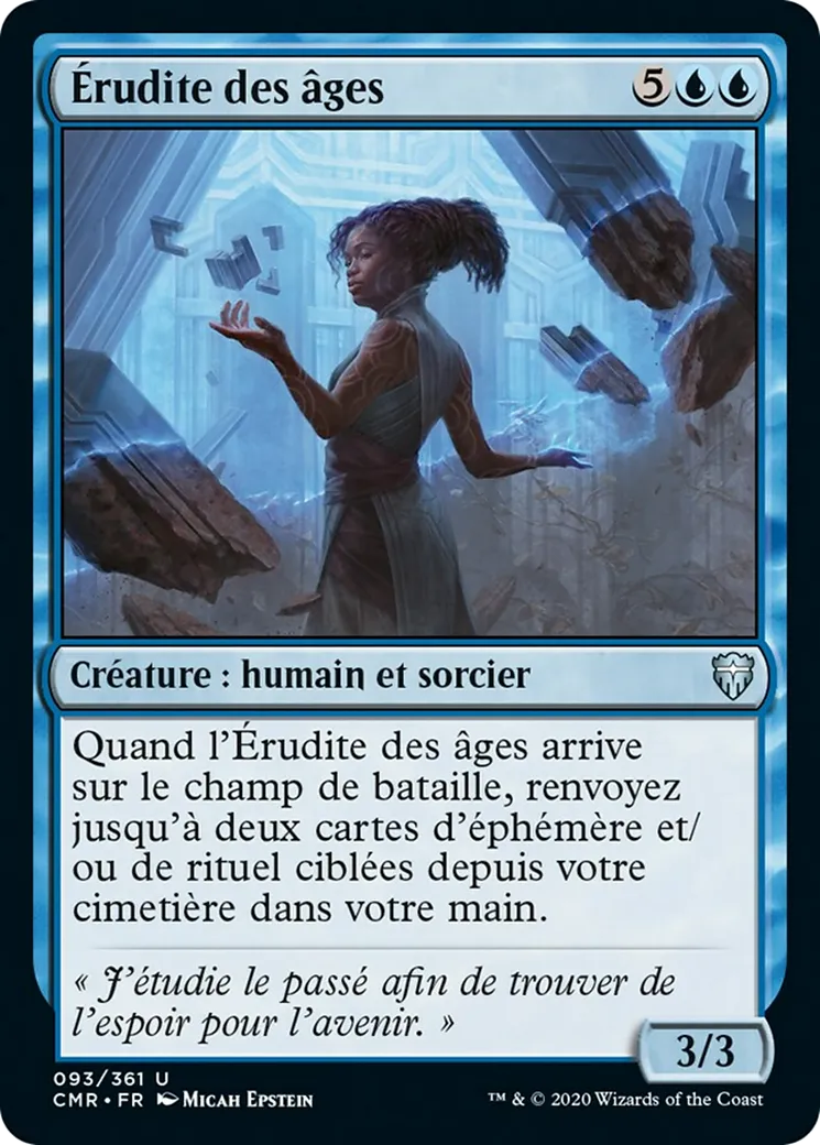 Érudite des âges — Commander Legends — Magic: The Gathering