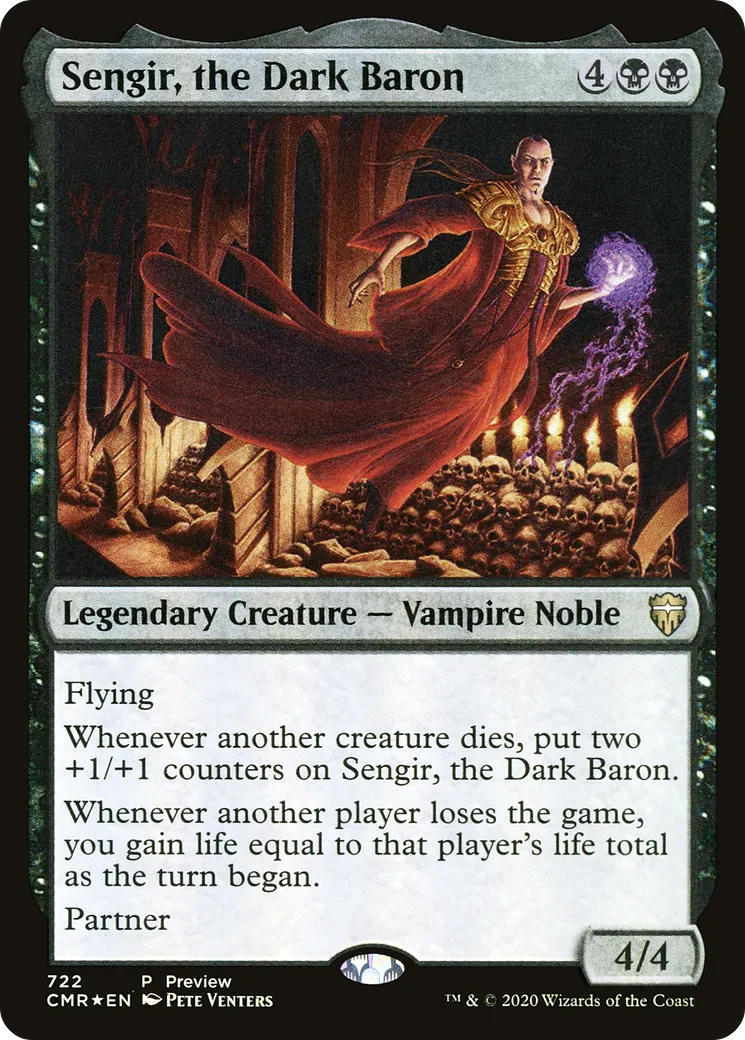 Sengir, le Baron noir — Commander Legends — Magic: The Gathering