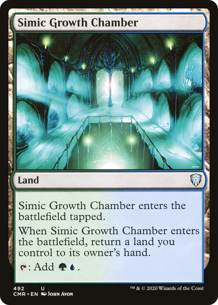 Simic Growth Chamber — Commander Legends — Magic: The Gathering