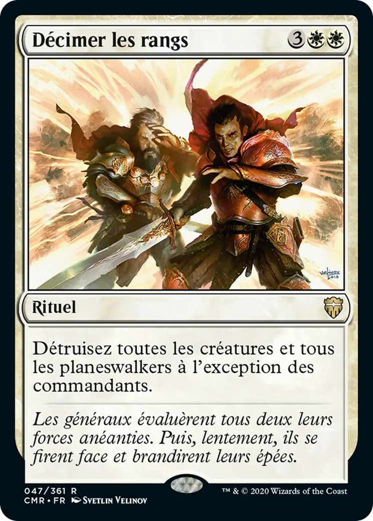 Décimer les rangs — Commander Legends — Magic: The Gathering