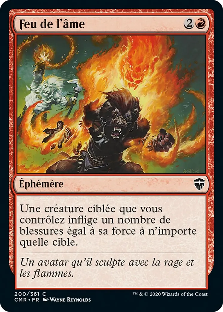 Feu de l'âme — Commander Legends — Magic: The Gathering