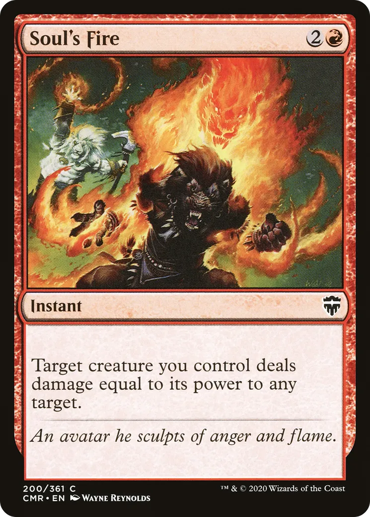 Soul's Fire — Commander Legends — Magic: The Gathering