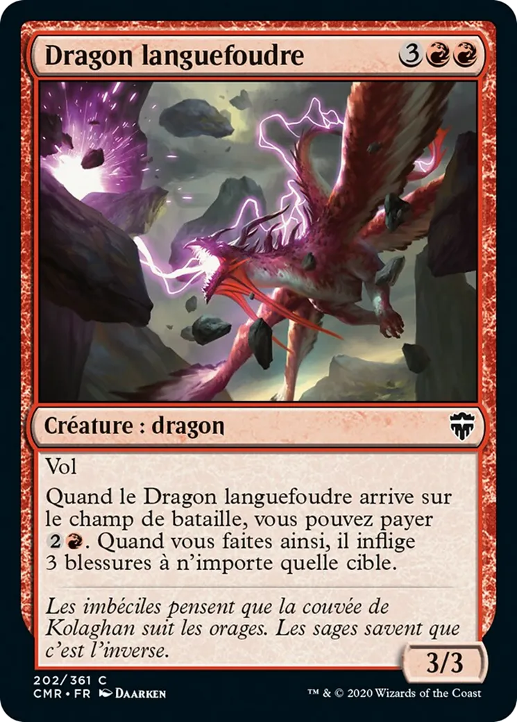 Dragon languefoudre — Commander Legends — Magic: The Gathering