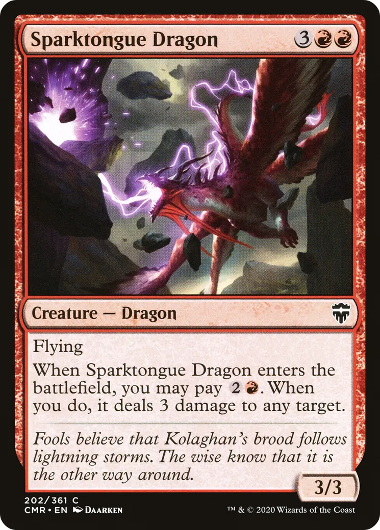 Dragon languefoudre — Commander Legends — Magic: The Gathering