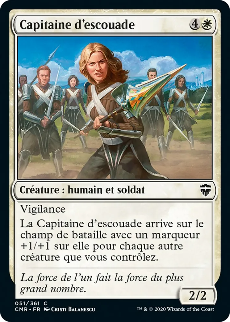 Capitaine d'escouade — Commander Legends — Magic: The Gathering