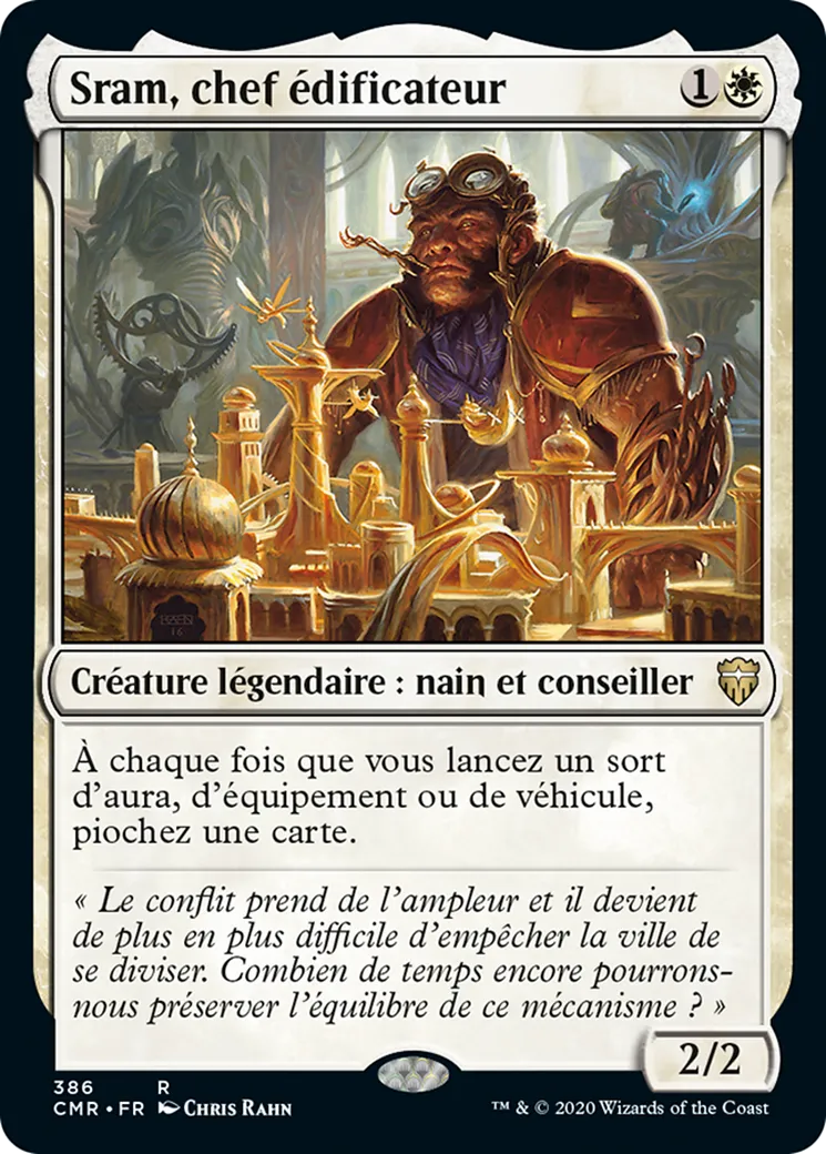 Sram, chef édificateur — Commander Legends — Magic: The Gathering