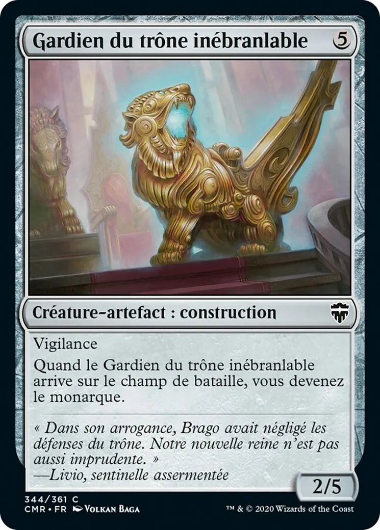 Gardien du trône inébranlable — Commander Legends — Magic: The Gathering