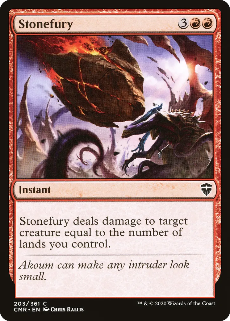 Stonefury — Commander Legends — Magic: The Gathering