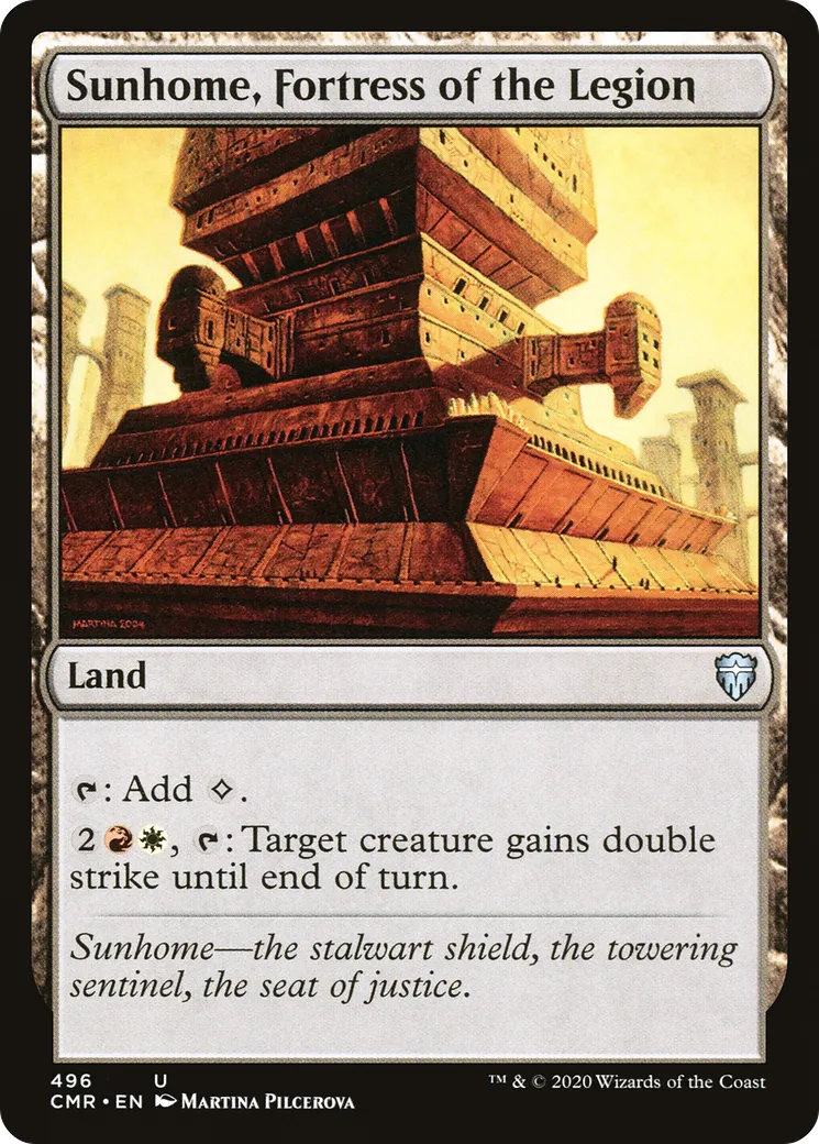 Sunhome, Fortress of the Legion from Commander Legends - Magic: The Gathering