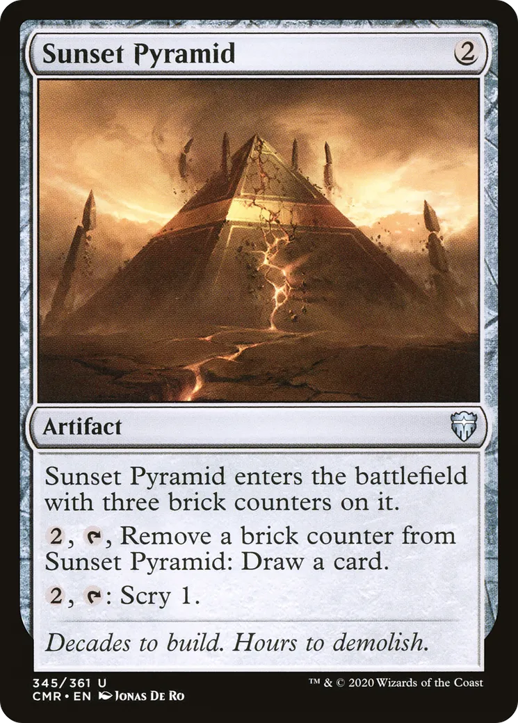 Sunset Pyramid — Commander Legends — Magic: The Gathering