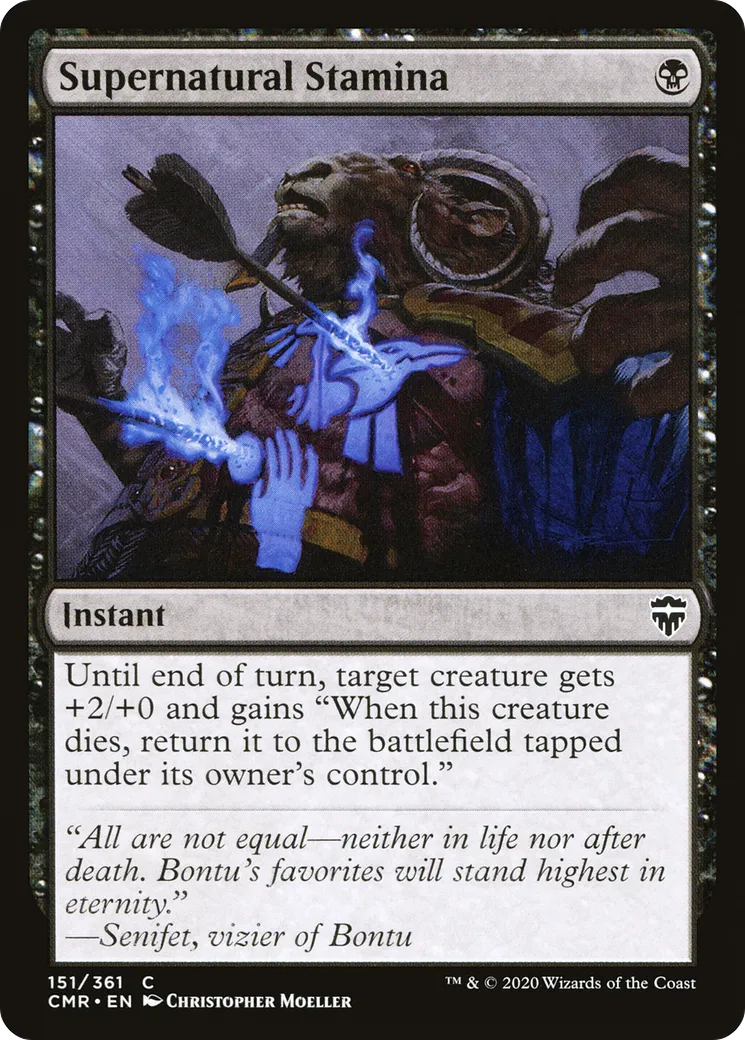 Supernatural Stamina from Commander Legends - Magic: The Gathering
