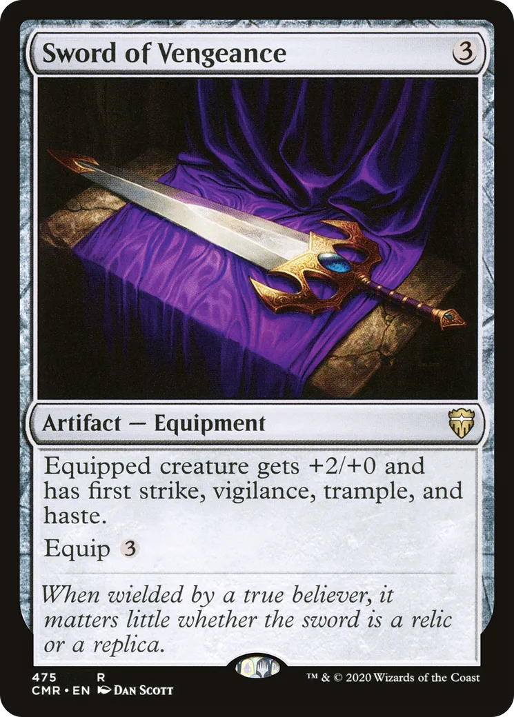 Sword of Vengeance — Commander Legends — Magic: The Gathering