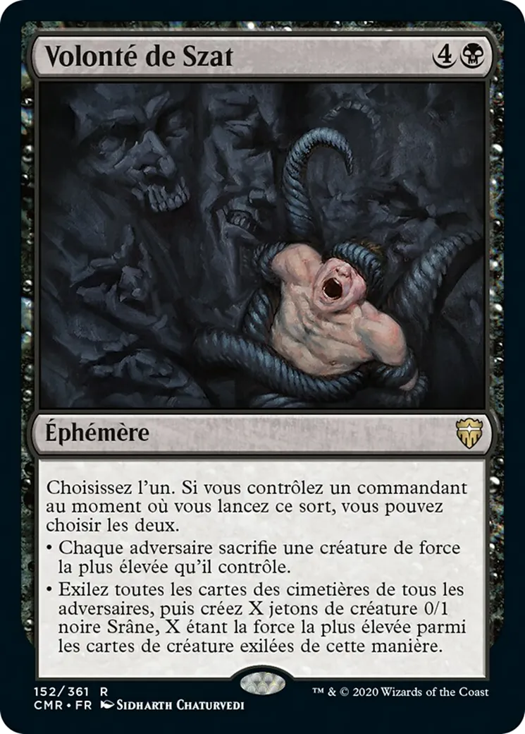 Volonté de Szat — Commander Legends — Magic: The Gathering