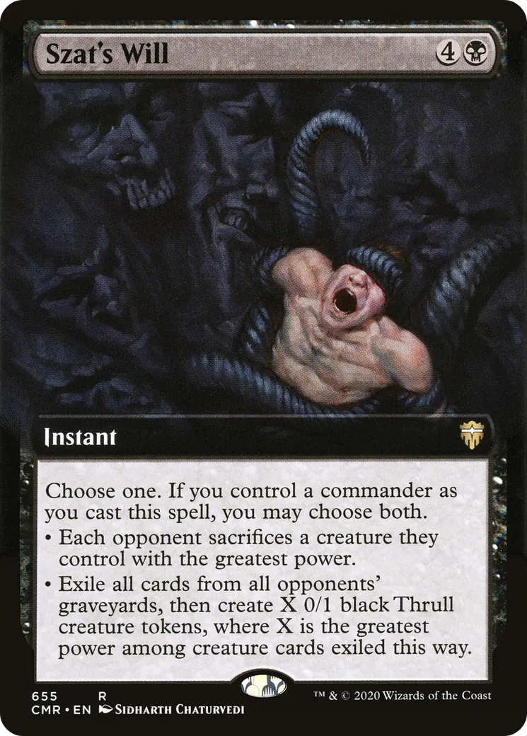 Szat's Will — Commander Legends — Magic: The Gathering