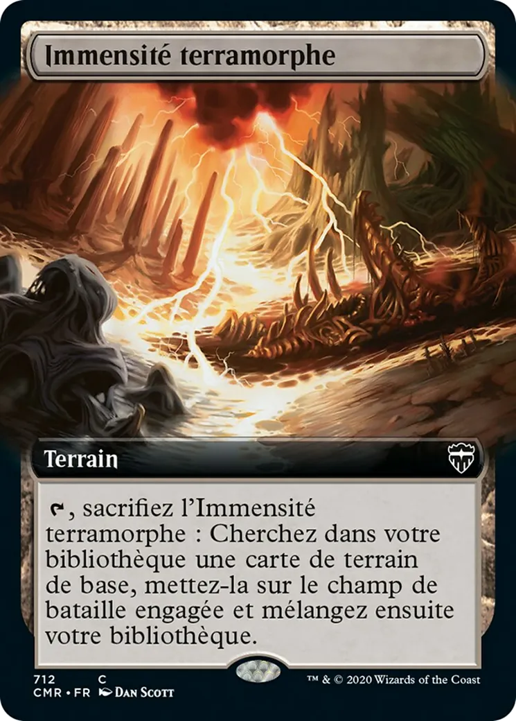 Immensité terramorphe — Commander Legends — Magic: The Gathering