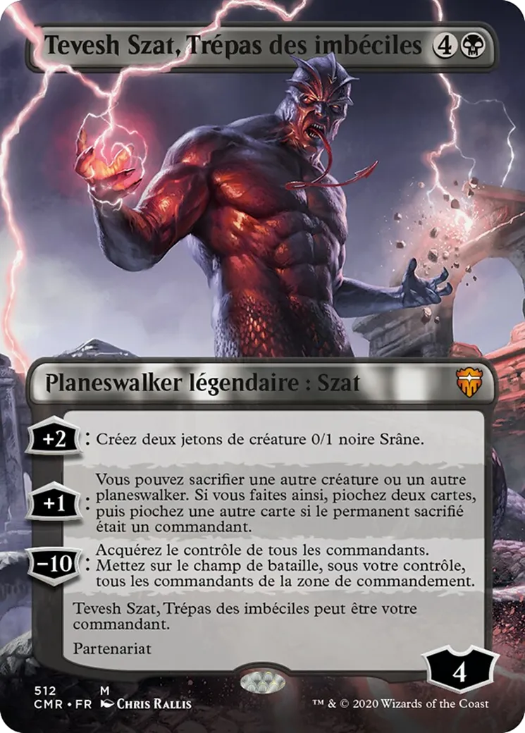 Tevesh Szat, Trépas des imbéciles — Commander Legends — Magic: The Gathering