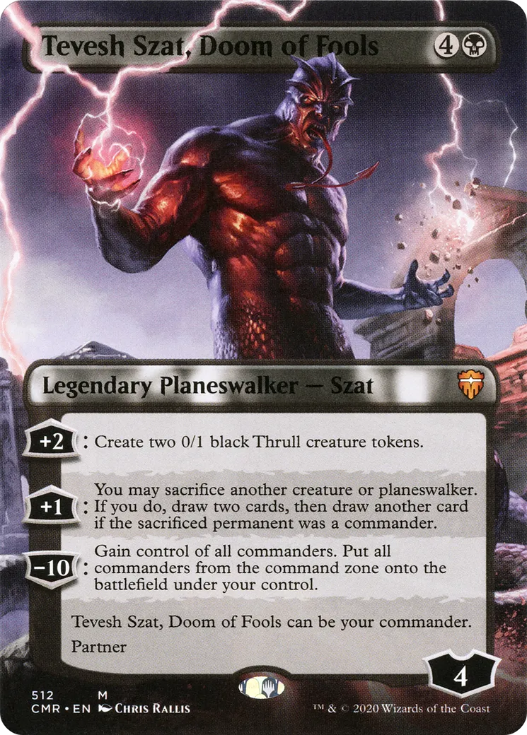 Tevesh Szat, Doom of Fools — Commander Legends — Magic: The Gathering