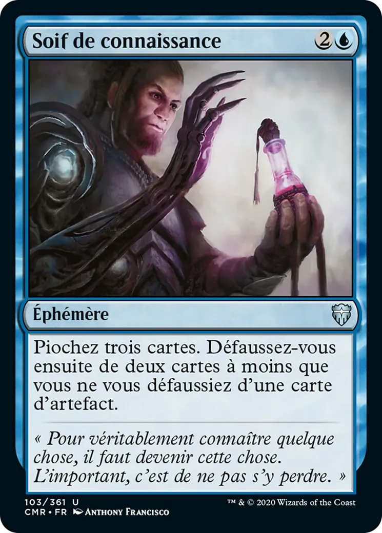 Soif de connaissance — Commander Legends — Magic: The Gathering