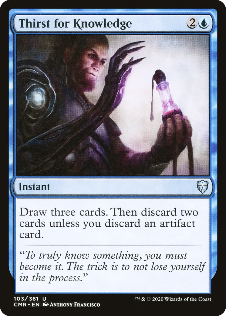 Soif de connaissance — Commander Legends — Magic: The Gathering